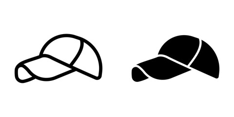 baseball cap icon.symbol for mobile concept and web design. vector illustration