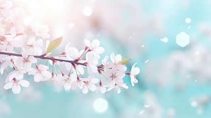 Spring festival cherry blossom background