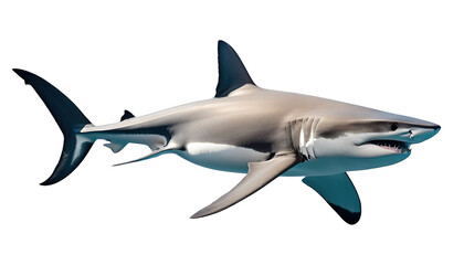 Obraz premium shark isolated on white
