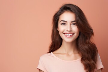 Cheerful smiley Young woman portrait