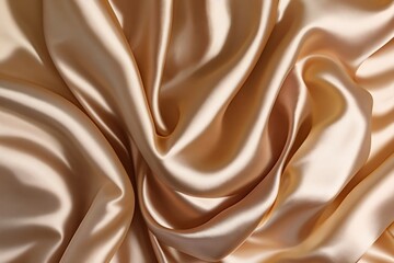 Abstract background, folds of silk fabric.