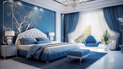 Master Bedroom Interior Luxury royal Modern Design