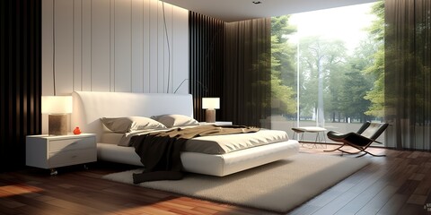 Interior decoration of bedroom