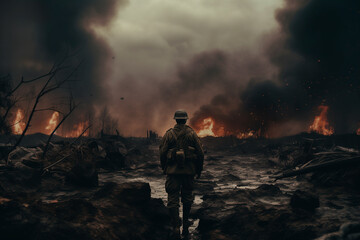 portrait of a soldier