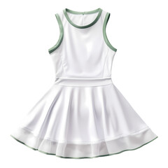 Tennis dress isolated on transparent background