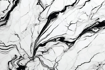 Luxury White Black Marble texture background vector. Panoramic Marbling texture design for Banner, invitation, wallpaper, headers, website, print ads, packaging design template
