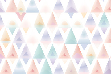 Soft Pop Style Geometric Pattern