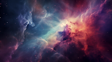 Fototapeta na wymiar Space Nebula Star Formation