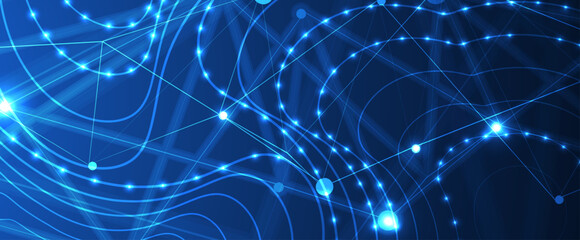 Fototapeta premium Abstract data background. Futuristic technology style. Elegant digital background for business cyber presentations.