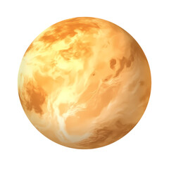 Venus isolated on transparent background
