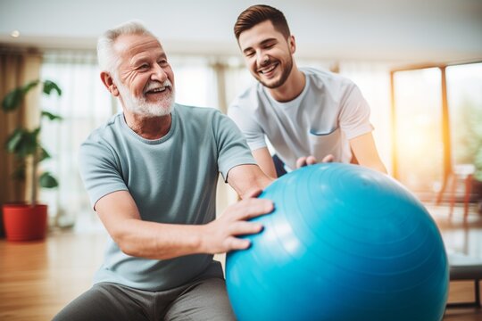 Step into the world of occupational therapy as this realistic photo captures an Occupational Therapist in action. With expertise and compassion, the therapist is seen adapting the environment 