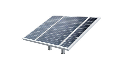 Solar panel isolated on transparent with white background