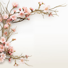 Obraz na płótnie Canvas cherry blossom branch