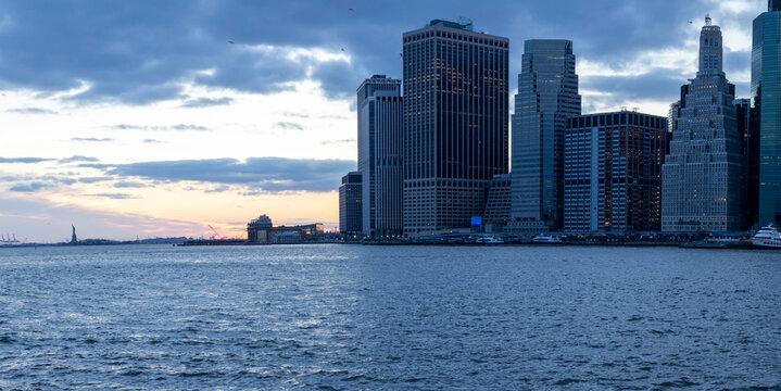 Manhathan from Dumbo, Dumbo at Brooklyn, Manhattan Building, Manhattan, Bridge, nightview in NYC