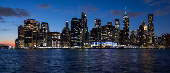 Manhathan from Dumbo, Dumbo at Brooklyn, Manhattan Buildings, Manhattan, Bridge, nightview in NYC