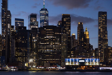 Manhathan from Dumbo, Dumbo at Brooklyn, Manhattan Building, Manhattan, Bridge, nightview in NYC