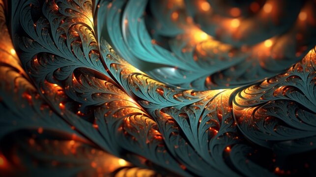 Abstract background with unusual patterns
