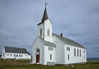 Church in Kistrand in Troms og Finnmark county, Norway, Europe
