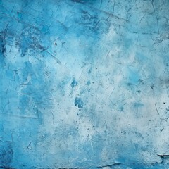 Blue concrete stone texture for background in summer wallpaper. Cement and sand wall of tone vintage. Concrete abstract wall of light cyan color.