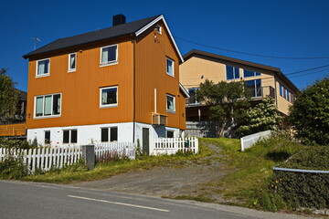 Architecture in Havoysund, Troms og Finnmark county, Norway, Europe
