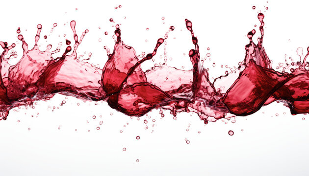 salpicadura de vino sobre fondo transparente, PNG