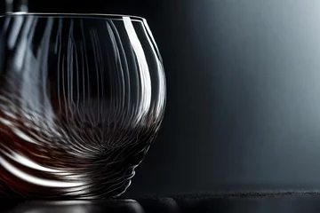 Foto op Plexiglas glass drink cup alcohol wine isolated water © Taija