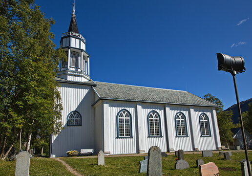 Kafjord  church at Alta in Troms og Finnmark county, Norway, Europe
