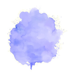 Blue paint splashes, Blue watercolor splash