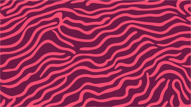 Vector illustration. Tiger texture abstract background. Zebra animal skin seamless pattern. Wavy line. A printable digital illustration work. Background,vector.