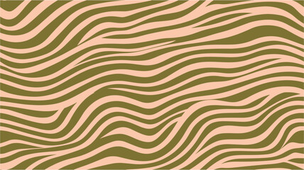 Abstract op art texture with wavy stripes. Abstract wavy background. Striped background, vector. Seamless pattern.Vector. Geometric Animal Texture. Curved line pattern. Waved pattern.