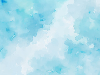 Fototapeta na wymiar abstract background, Blue watrecolor