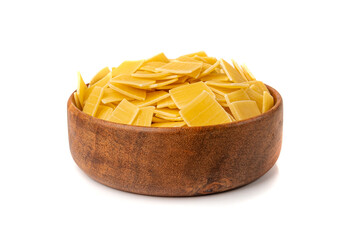 Small Square Pasta, Quadrucci Raw Pasta, Flat Dry Macaroni, Mediterranean Cuisine, Soup Ingredient