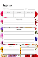 Organize Your Culinary Adventures: White Blank Recipe Book