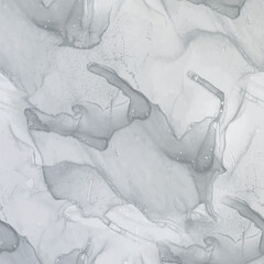 Gray Marble Paint Texture. Dirty Abstract Background. Dirty Rock Slate. Gray Water Color Repeat. Modern Abstract Template. Dark Marble Watercolor. Dark Alcohol Ink Watercolor. Grey Vector Ceramic.