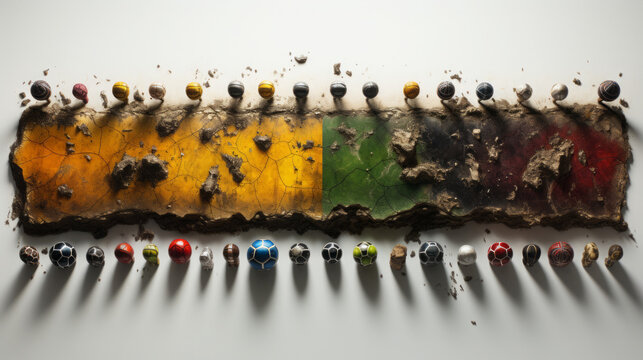 Gorgeous Grunge: A Buzzworthy Collection of Captivating Designs Embracing Nature, Autumn, Metal, Rust, and Golden Accents, generative AI