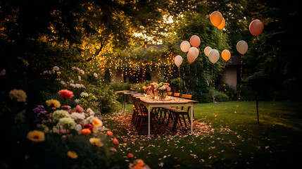 Encantador Banquete al Aire Libre en un Jardín Secreto - Picnic boda, cumpleaños, celebración