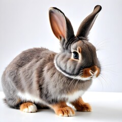 Fototapeta premium Grey and brown bunny