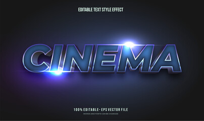 Obraz premium Editable text effect futuristic glowing color gradient. Text style effect. Editable fonts 