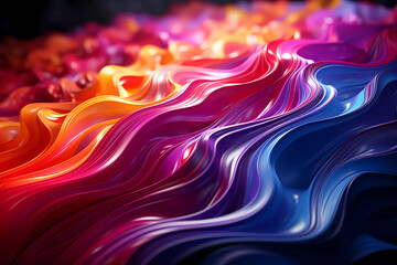 Obraz premium an abstract neon design / background
