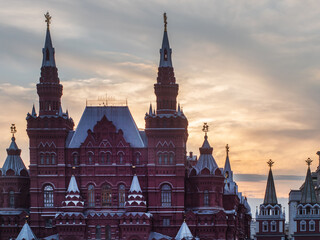 Fototapeta premium State Historical Museum in Moscow, Russia