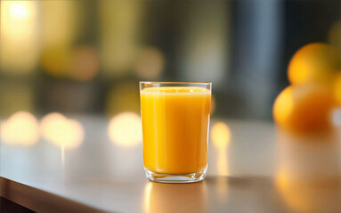 A Refreshing Glass of Orange Juice