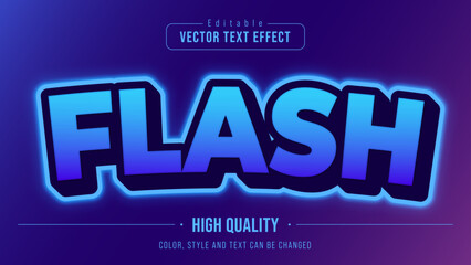 super sale flash editable text effect