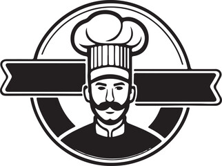 Amazing   lovely chef emblem logo vector art
