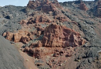 Vulkanisches Gestein auf La Palma Fuencaliente