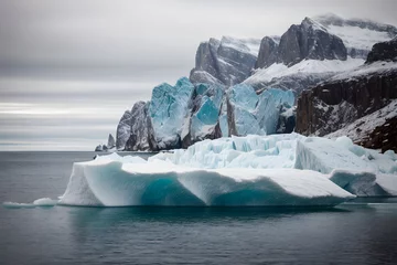 Fotobehang Icebergs in Antarctica. Global warming, climate change and natural disaster concept. © igor.nazlo