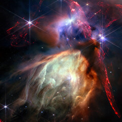 Cosmos, Universe, Rho Ophiuchi cloud complex, NASA