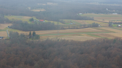 Fototapeta premium Sunrise in Poconos Moutain Macungie 