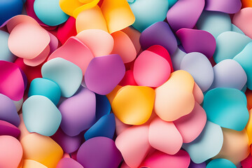 Multi layers rainbow color texture 3D