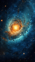 Galaxy taken in space  wallpaper