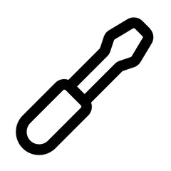Screwdriver Line UI Icon